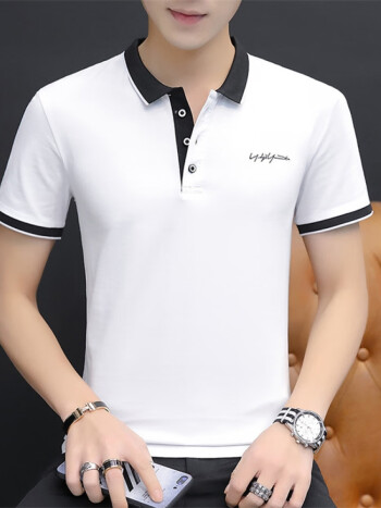 夏日商务风尚 富贵鸟2022夏季新款纯棉白色Polo衫深度评测