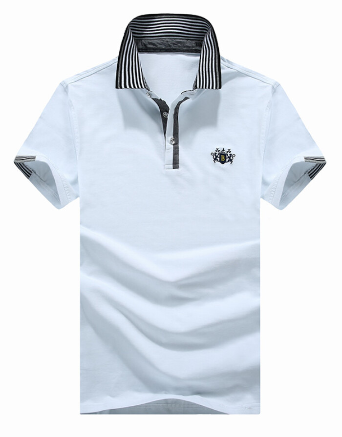 2016夏季商务新风尚 藏青色3XL男士POLO衫的穿搭魅力